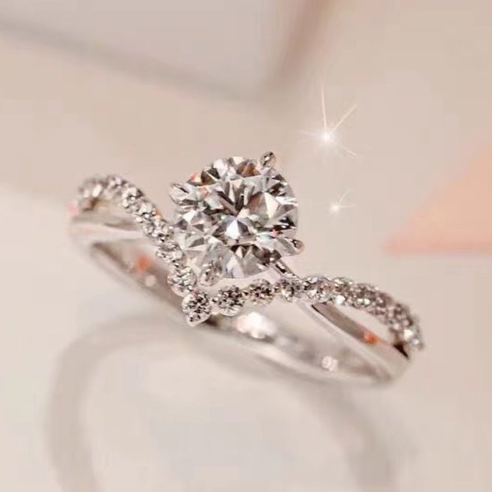Bold Beauty 1 Carat Moissanite Heart-Shaped Ring - Stormyjay