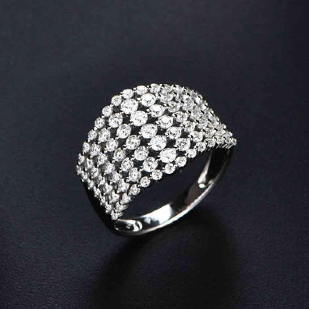 1.21 Carat Moissanite 925 Sterling Silver Ring - Stormyjay