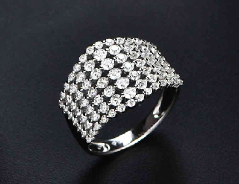 1.21 Carat Moissanite 925 Sterling Silver Ring - Stormyjay