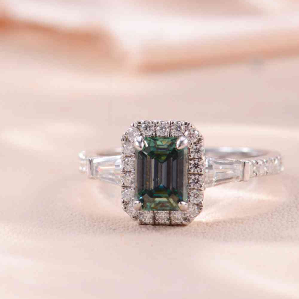 1 Carat Moissanite 925 Sterling Silver Ring - Stormyjay