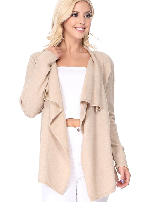 Draped Stylish Cape Sweater Cardigan - Stormyjay