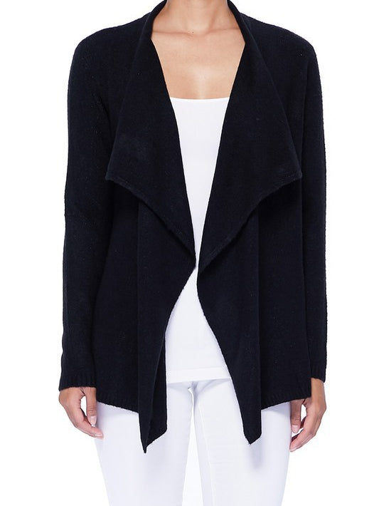 Draped Stylish Cape Sweater Cardigan - Stormyjay