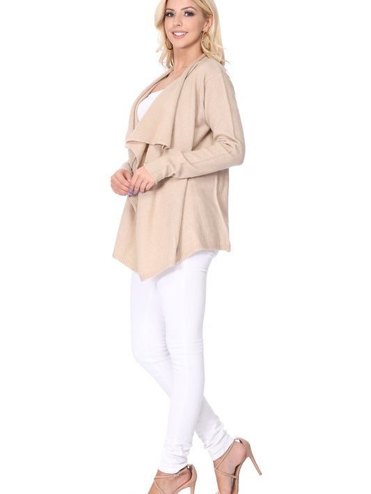 Draped Stylish Cape Sweater Cardigan - Stormyjay