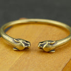 Punk Brass Leopard Bangles Bracelet For Men Jewelry - Stormyjay