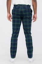 Weiv Mens Plaid Trouser Pants - Stormyjay