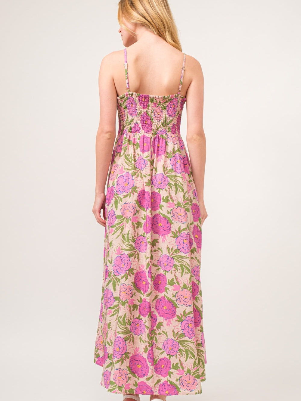 And The Why Floral High-Low Hem Cami Dress - Stormyjay