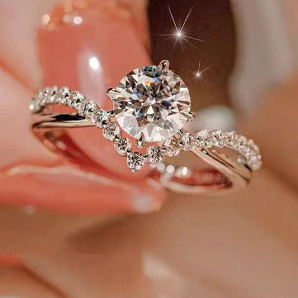 Bold Beauty 1 Carat Moissanite Heart-Shaped Ring - Stormyjay