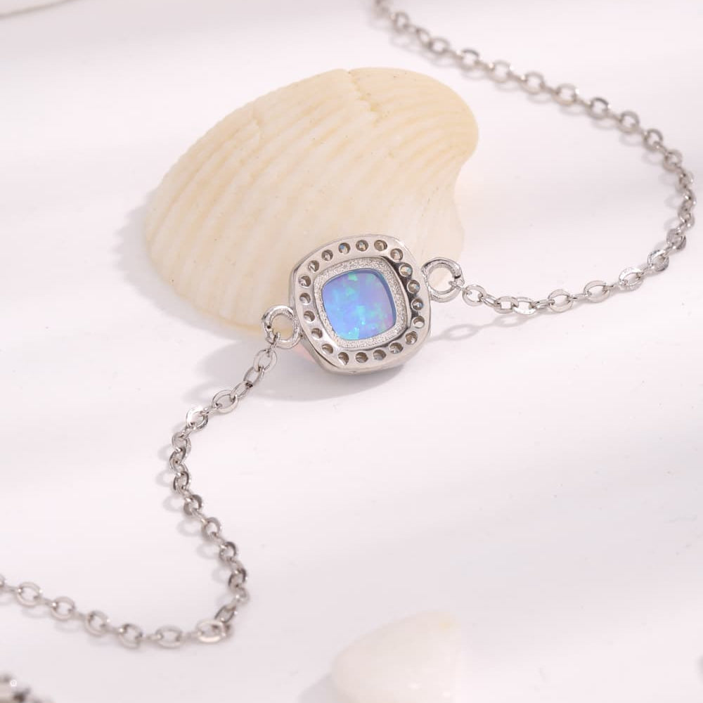 Opal Platinum-Plated Bracelet - Stormyjay