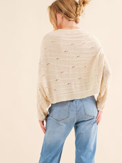 And The Why Dolman Sleeves Sweater - Stormyjay