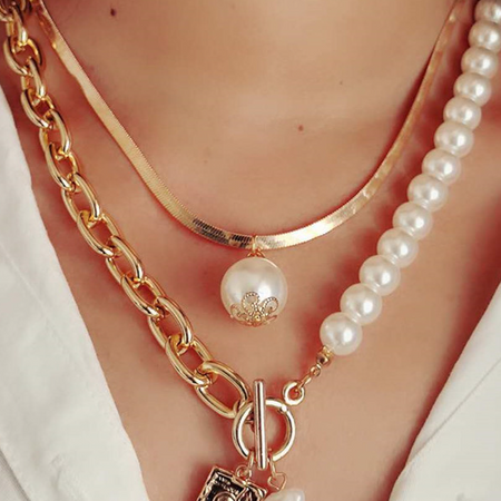 Pendant Necklace Set Of Two HND7S5LDFK - Stormyjay