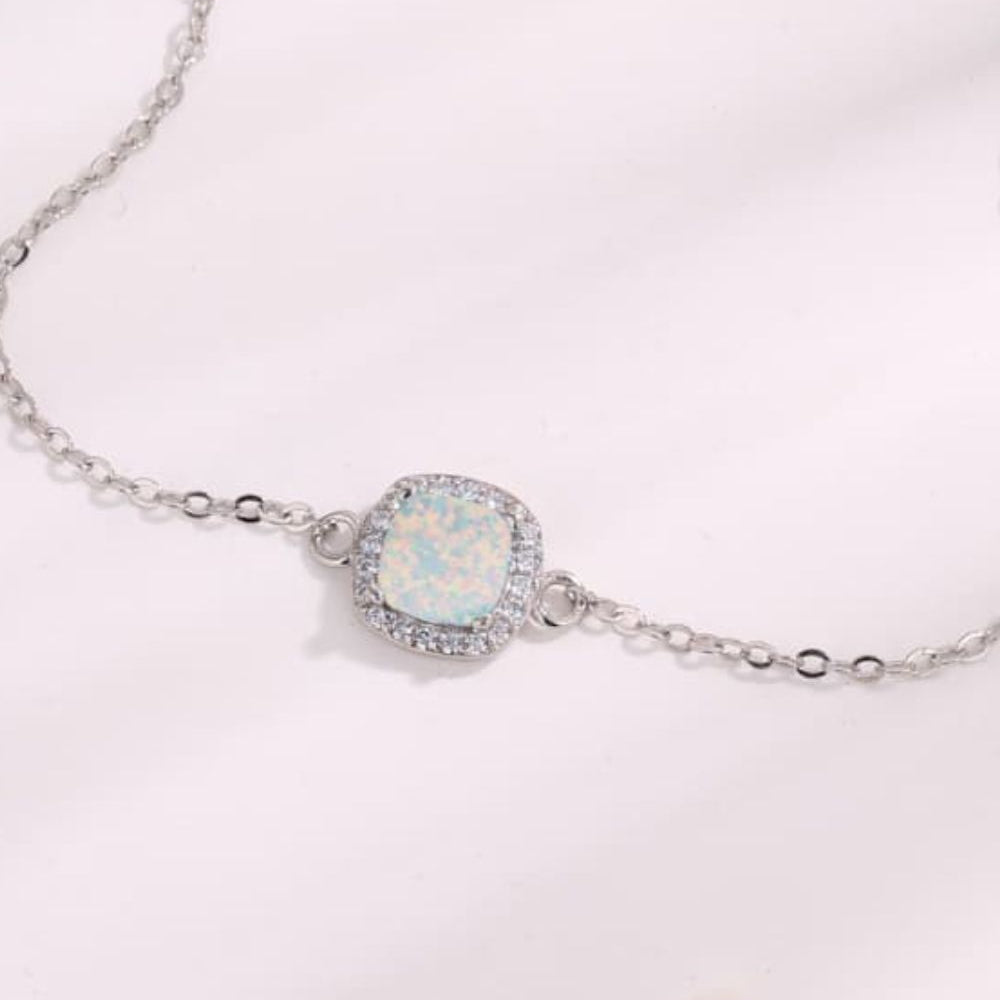 Opal Platinum-Plated Bracelet - Stormyjay