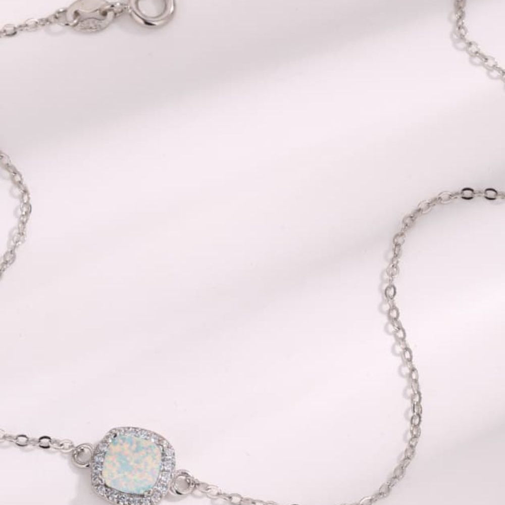 Opal Platinum-Plated Bracelet - Stormyjay