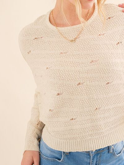 And The Why Dolman Sleeves Sweater - Stormyjay