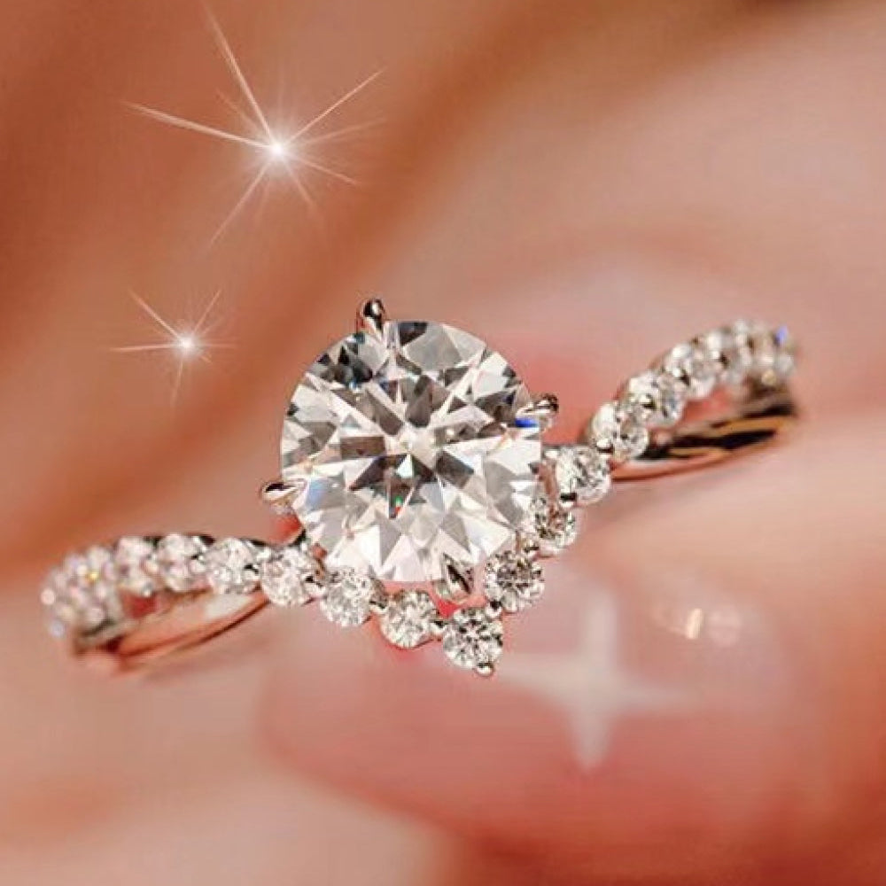 Bold Beauty 1 Carat Moissanite Heart-Shaped Ring - Stormyjay