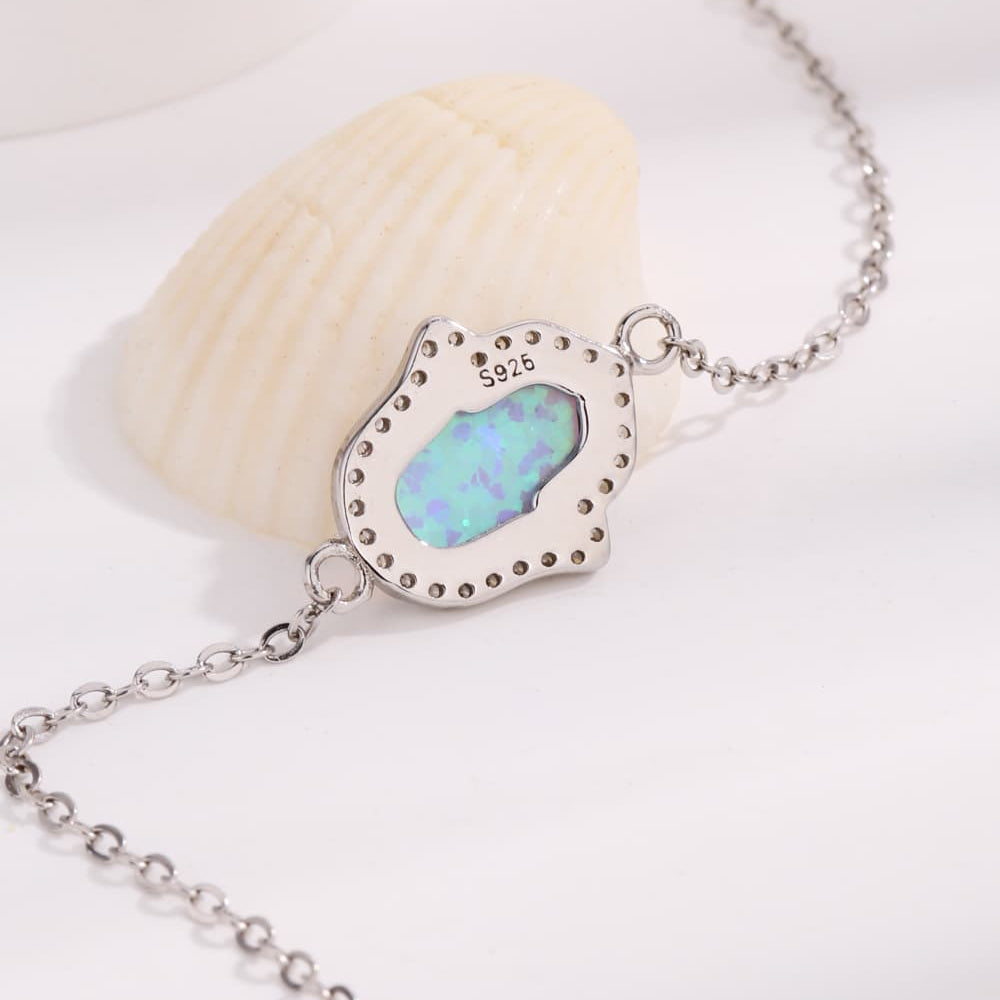 Opal 925 Sterling Silver Bracelet - Stormyjay