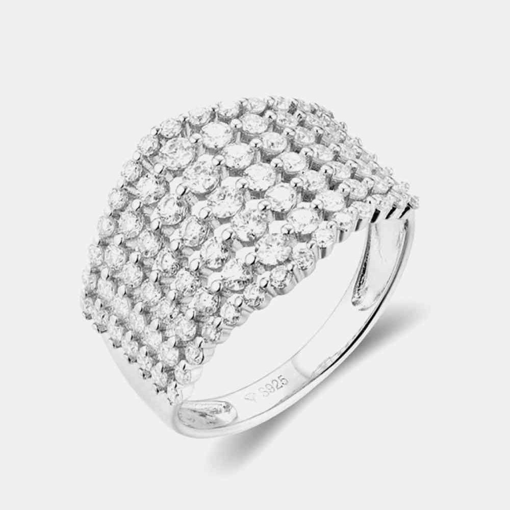 1.21 Carat Moissanite 925 Sterling Silver Ring - Stormyjay