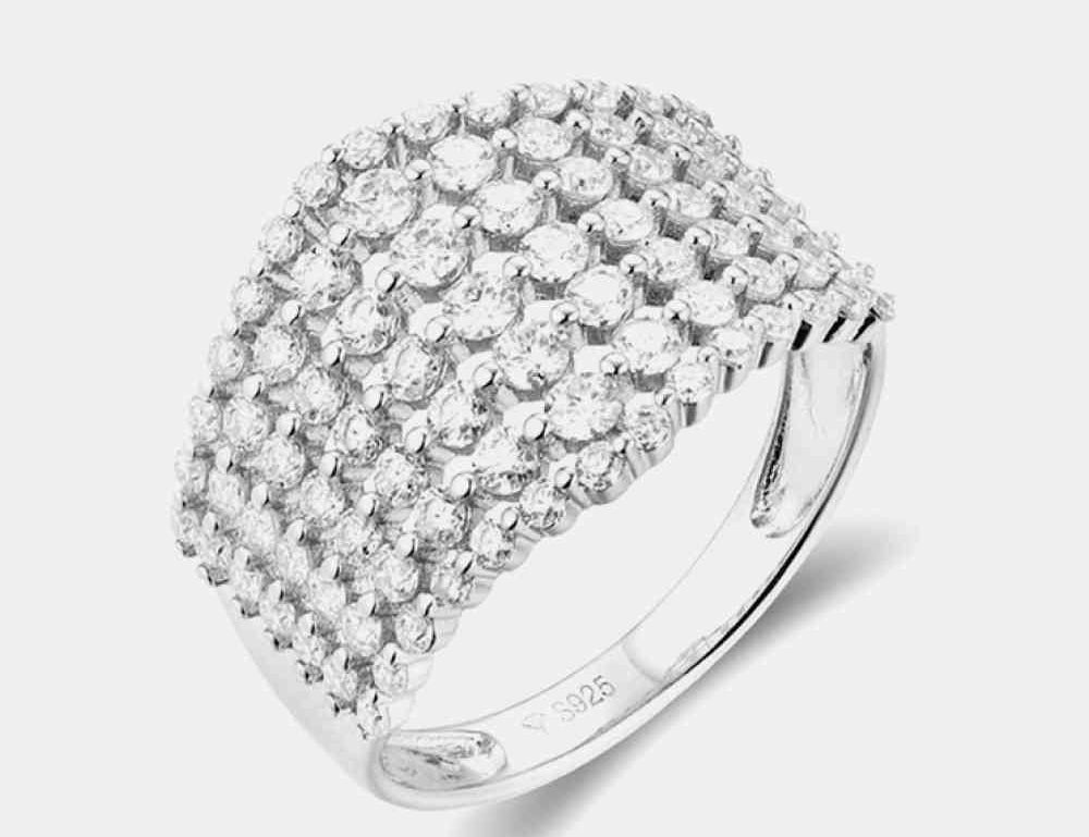 1.21 Carat Moissanite 925 Sterling Silver Ring - Stormyjay