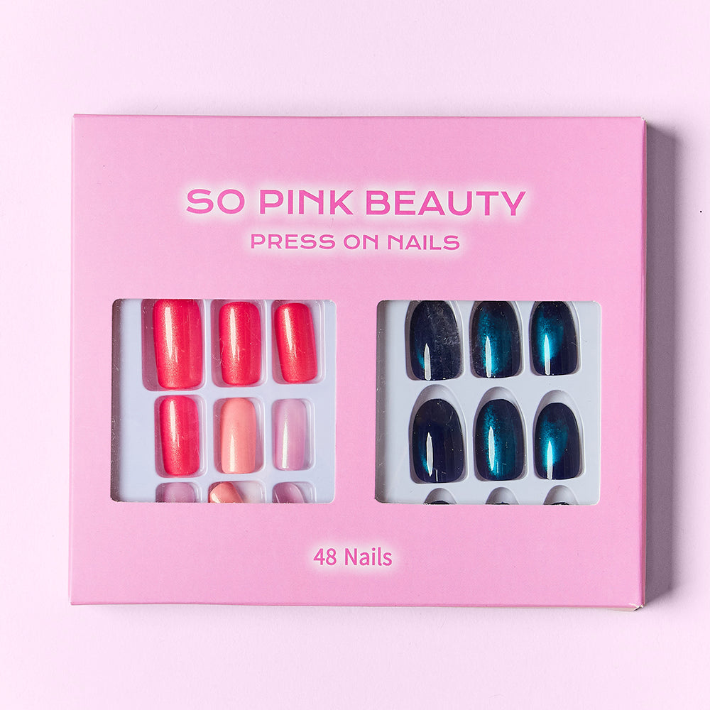 SO PINK BEAUTY Press On Nails 2 Packs - Stormyjay