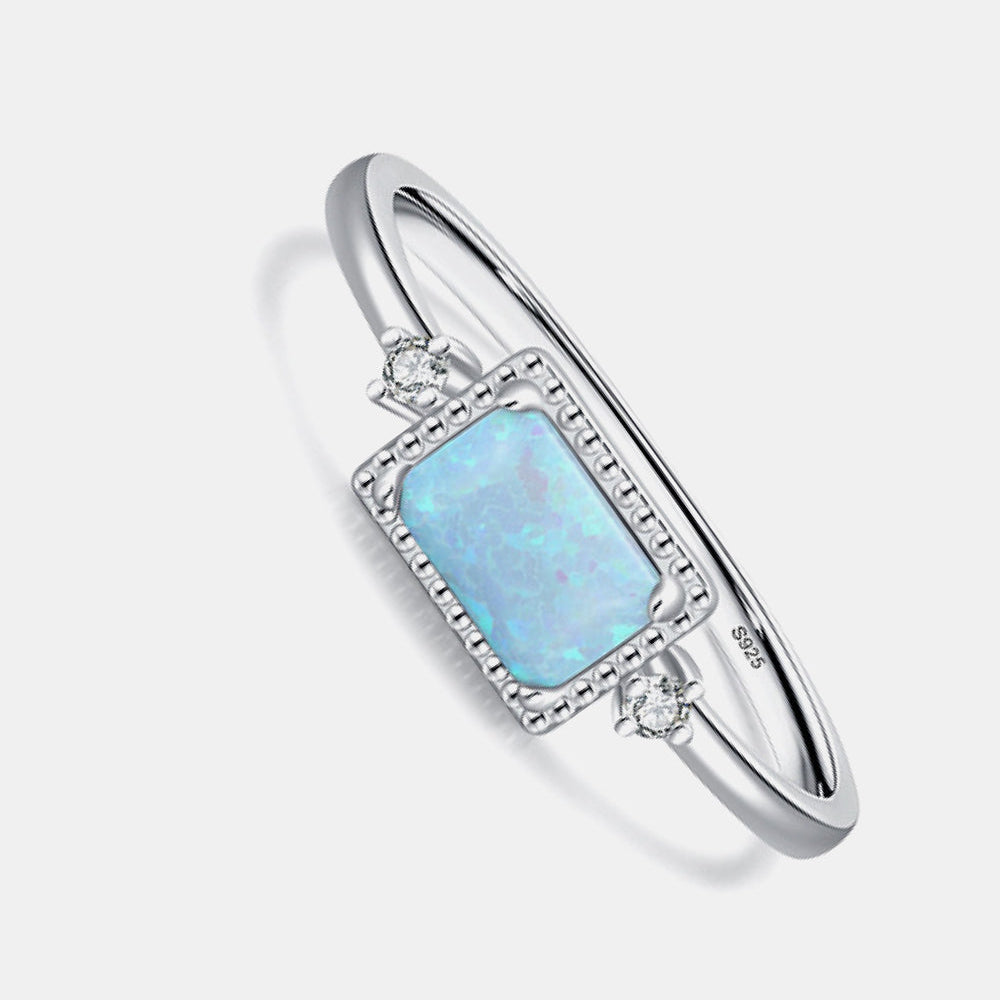 925 Sterling Silver Opal Ring - Stormyjay