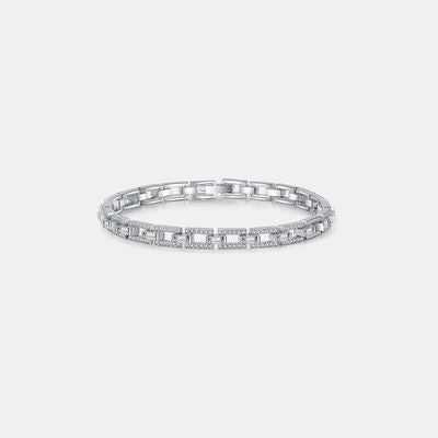 3.2 Carat Moissanite 925 Sterling Silver Bracelet - Stormyjay