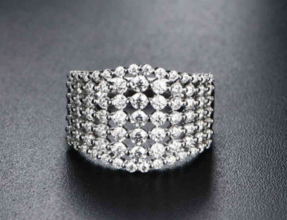 1.21 Carat Moissanite 925 Sterling Silver Ring - Stormyjay