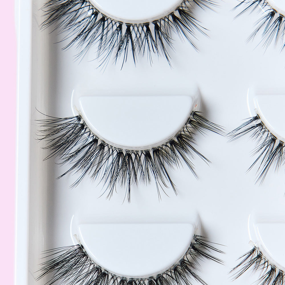 SO PINK BEAUTY Faux Mink Eyelashes 5 Pairs - Stormyjay