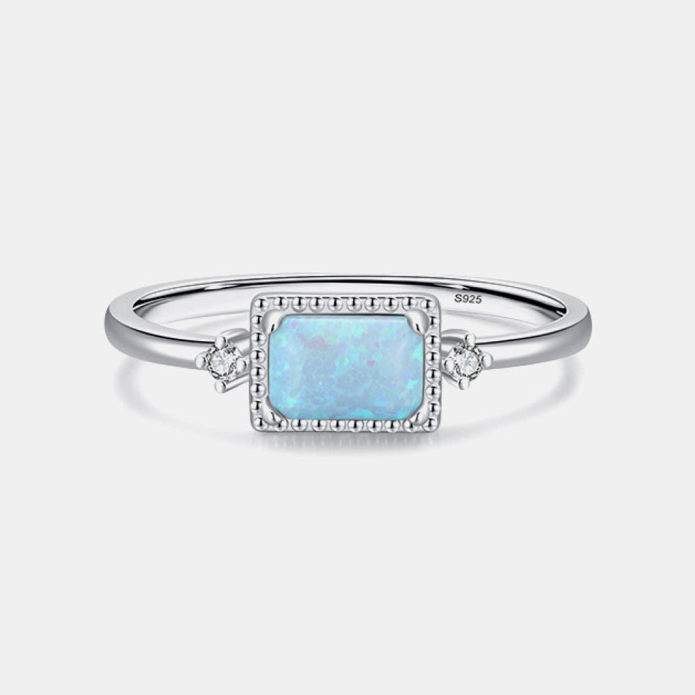 925 Sterling Silver Opal Ring - Stormyjay