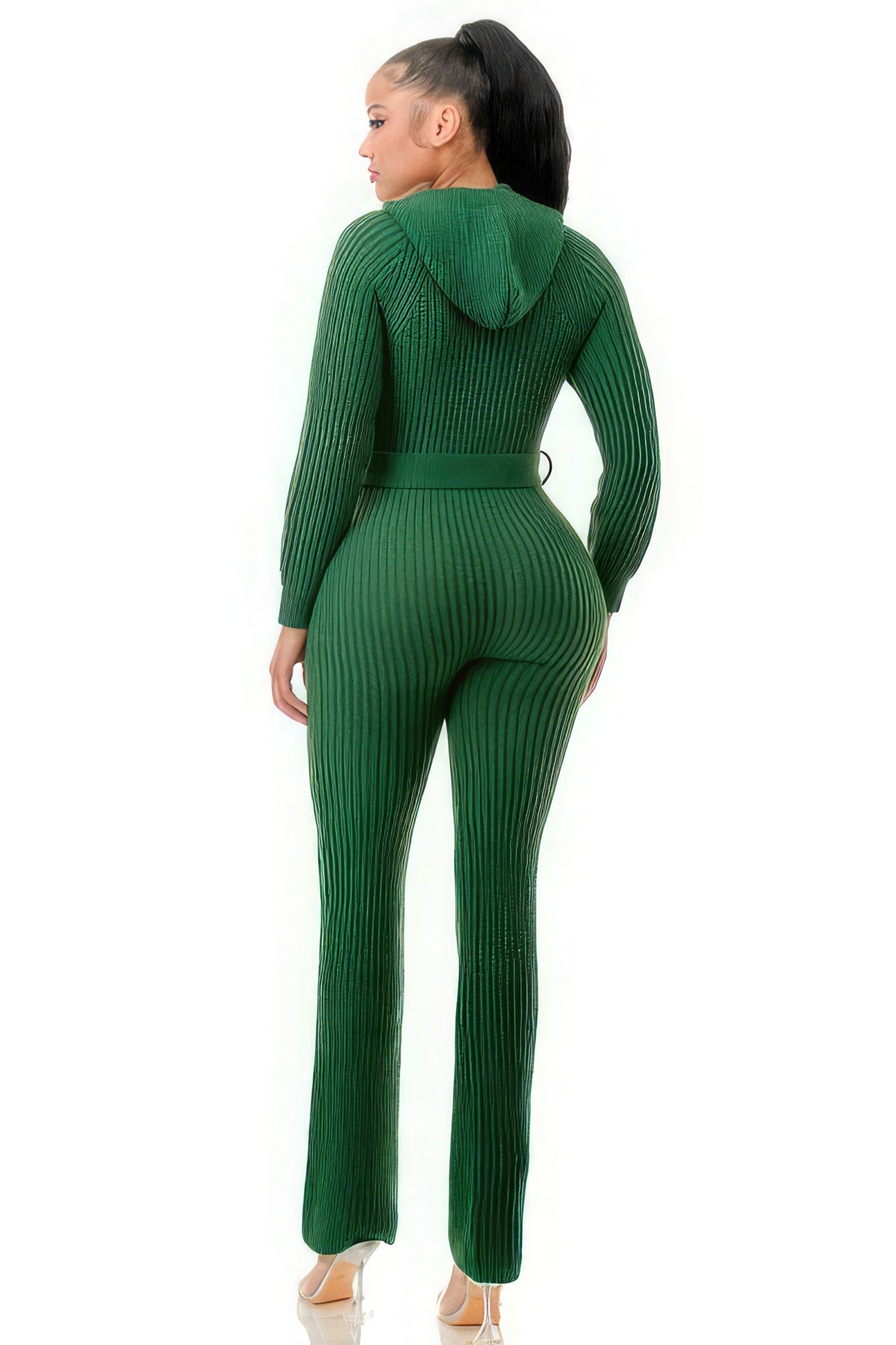Monroe Hooded Jumpsuit - Stormyjay