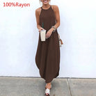 Sexy Sleeveless Summer Long Dresses - Stormyjay