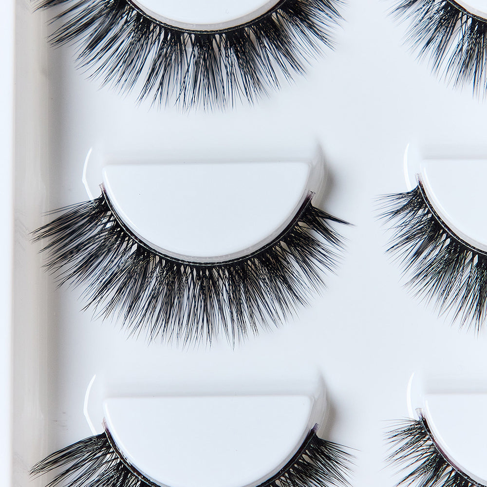 SO PINK BEAUTY Faux Mink Eyelashes 5 Pairs - Stormyjay