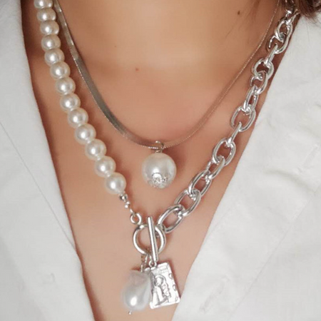 Pendant Necklace Set Of Two HND7S5LDFK - Stormyjay