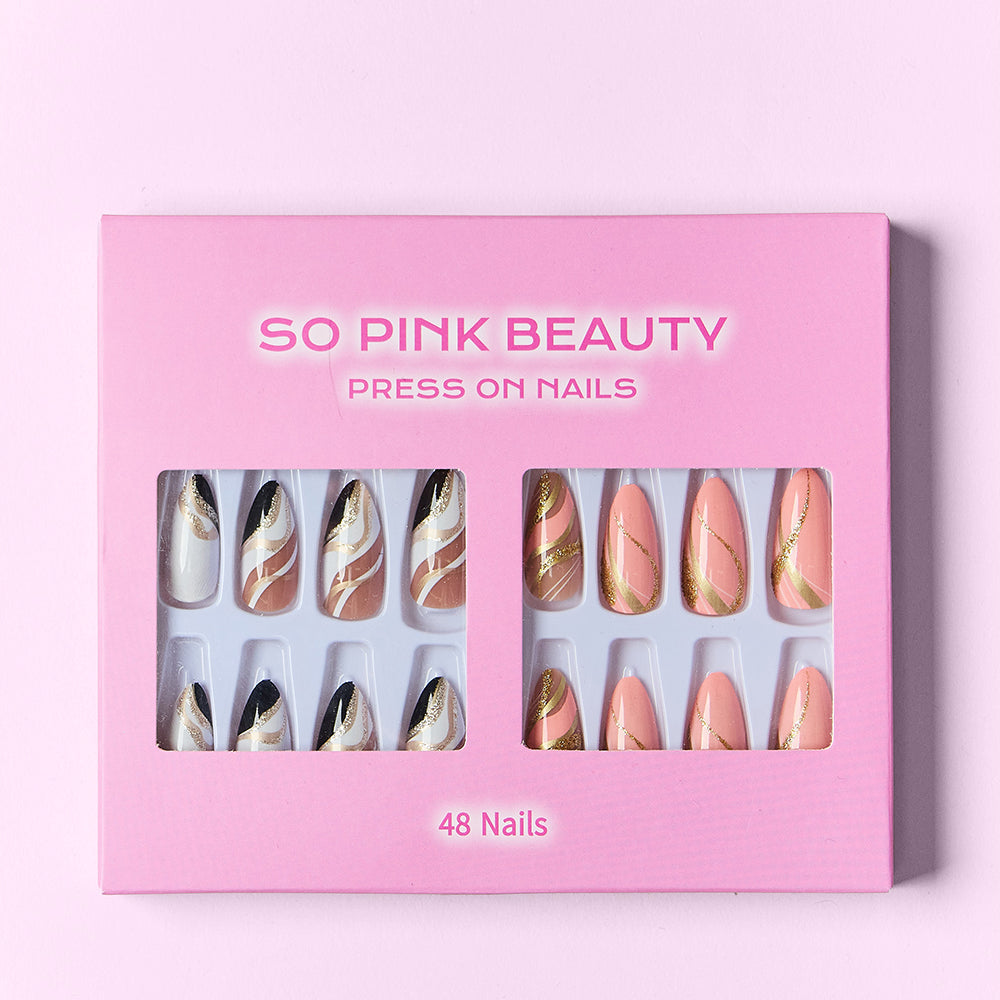 SO PINK BEAUTY Press On Nails 2 Packs - Stormyjay