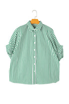 Pink Stripe Button Up Dolman Shirt - Stormyjay