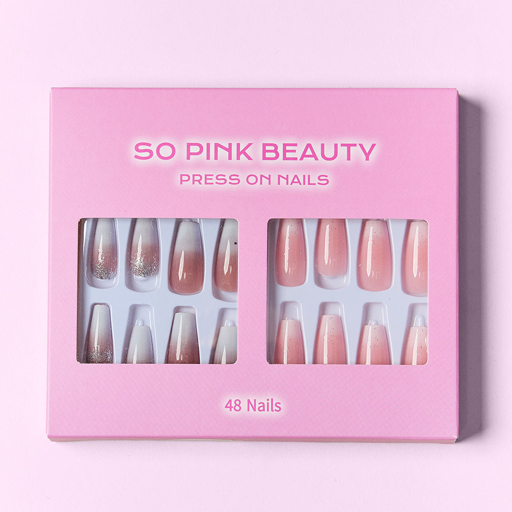 SO PINK BEAUTY Press On Nails 2 Packs - Stormyjay