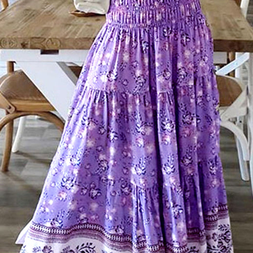 Ladies Casual Fashion Boho Print Skirt - Stormyjay