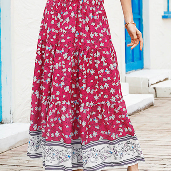 Ladies Casual Fashion Boho Print Skirt - Stormyjay