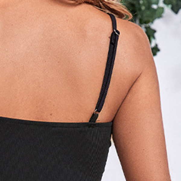 Women's striped patchwork suspender dress - Stormyjay