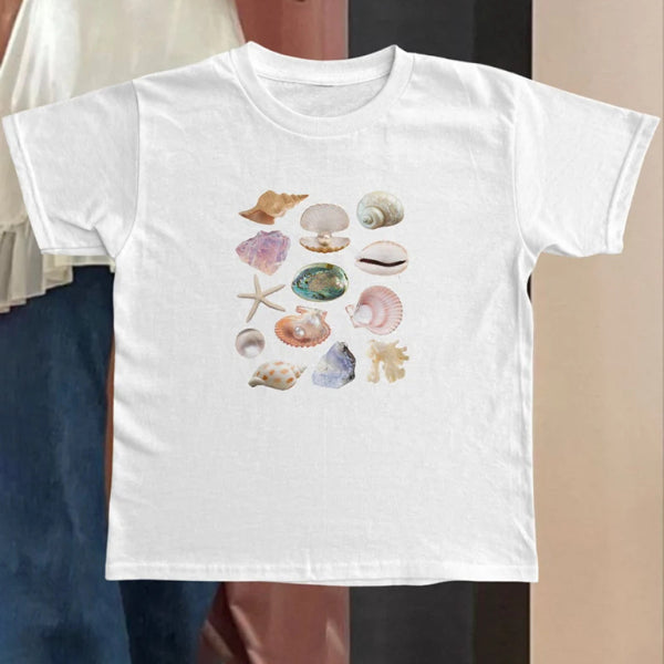 Women's personalized printed graphic T-shirt short-sleeved tops - Stormyjay