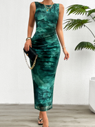 Spring and summer slim fit sleeveless mesh dress - Stormyjay
