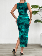 Spring and summer slim fit sleeveless mesh dress - Stormyjay