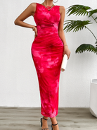 Spring and summer slim fit sleeveless mesh dress - Stormyjay