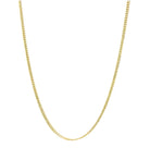 Semi-Solid 14K Yellow Gold 4.5mm Miami Cuban Chain Necklace - Unisex Chain - Stormyjay