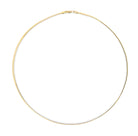 Unisex Solid 14K Gold 2.8mm Imperial Herringbone Chain Necklace - Stormyjay