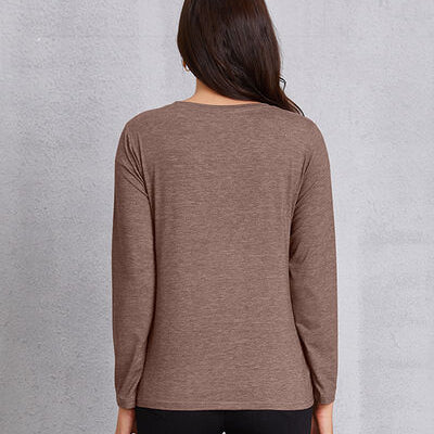 HAPPY VALENTINE'S DAY Round Neck Long Sleeve T-Shirt