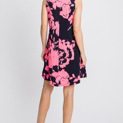 Heimish Full Size Floral V-Neck Tank Dress with Pockets - Stormyjay