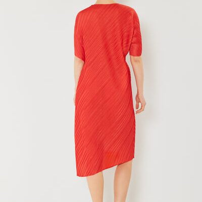 Marina West Swim Pleated Dolman Sleeve Dress - Stormyjay