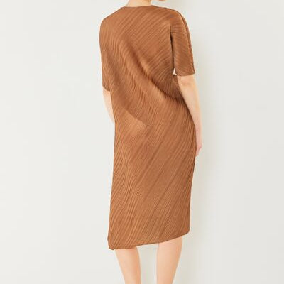Marina West Swim Pleated Dolman Sleeve Dress - Stormyjay