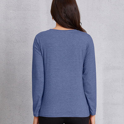 HAPPY VALENTINE'S DAY Round Neck Long Sleeve T-Shirt