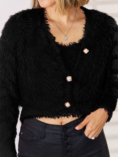 Scoop Neck Vest and Cardigan Sweater Set - Stormyjay