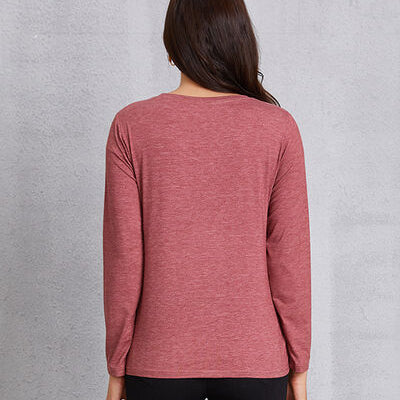 HAPPY VALENTINE'S DAY Round Neck Long Sleeve T-Shirt
